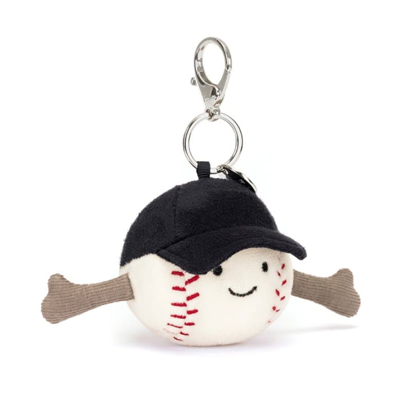 Jellycat - Amuseables Sports Baseball Vedhæng - 12 cm