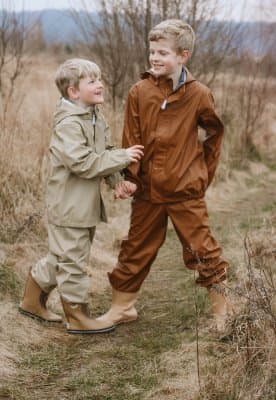 Mikkline 2-delt regntøj u/seler - Rubber - billede 13