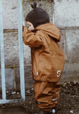 Mikkline 2-delt regntøj u/seler - Rubber - billede 15