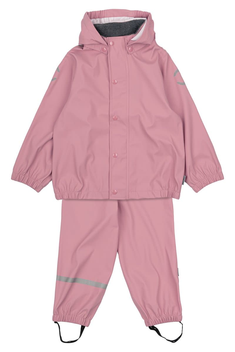 Mikkline 2-delt regntøj m/seler - Lilas