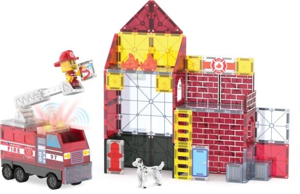 Magna Tiles - Brandstation med lys og lyd - 50 dele - billede 5