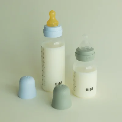 BIBS Sutteflaske - Baby Bottle 270ml - Sage - billede 3