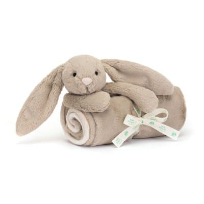 Jellycat - Bashful Beige Kanin Tæppe - 56x70 cm