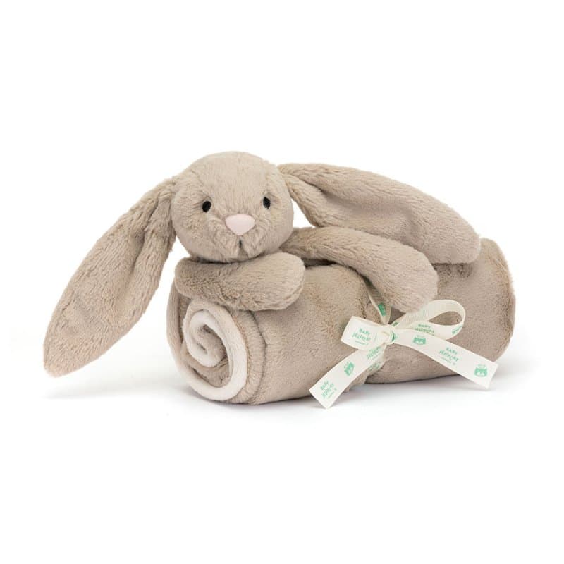 Jellycat - Bashful Beige Kanin Tæppe - 56x70 cm
