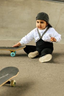 Silly Silas - Footless - Classic Black Checked - billede 2