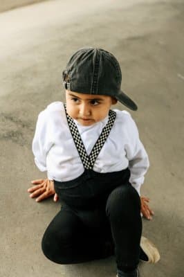 Silly Silas - Footless - Classic Black Checked - billede 5