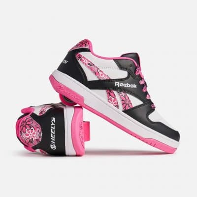 Heelys x Reebok Rullesko - Black / White / Pink - 1 hjul - billede 3