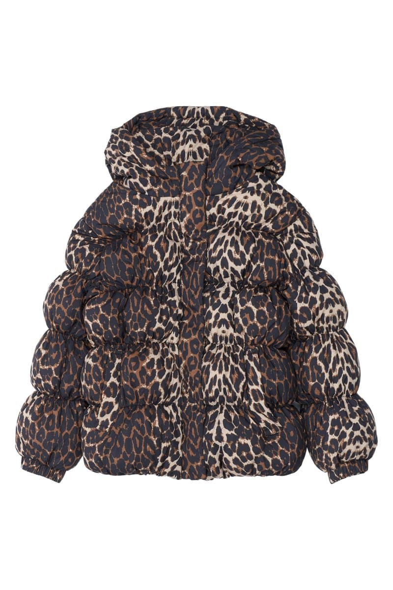 The New- Vinterjakke Puffa Jacket - Leopard