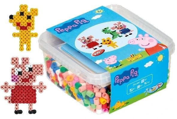 HAMA - Hama maxi Gurli Gris perler og stiftplade i bøtte