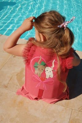 Konges Sløjd - Thalia svømmevest- viva magenta - billede 4