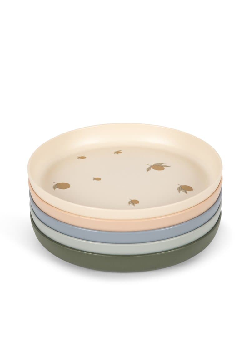 Konges Sløjd - 5-Pak Tallerken Lemon Mix