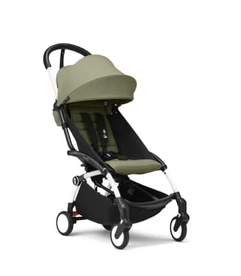 Stokke YOYO3 Klapvogn Hvidt-Olive