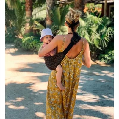 Wildride - Toddler Swing Bæresele - Brown Leopard - billede 2