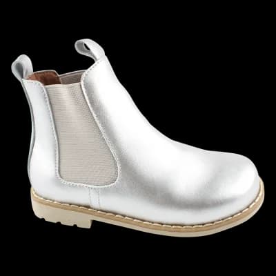 En Fant Chelsea Støvler Silver