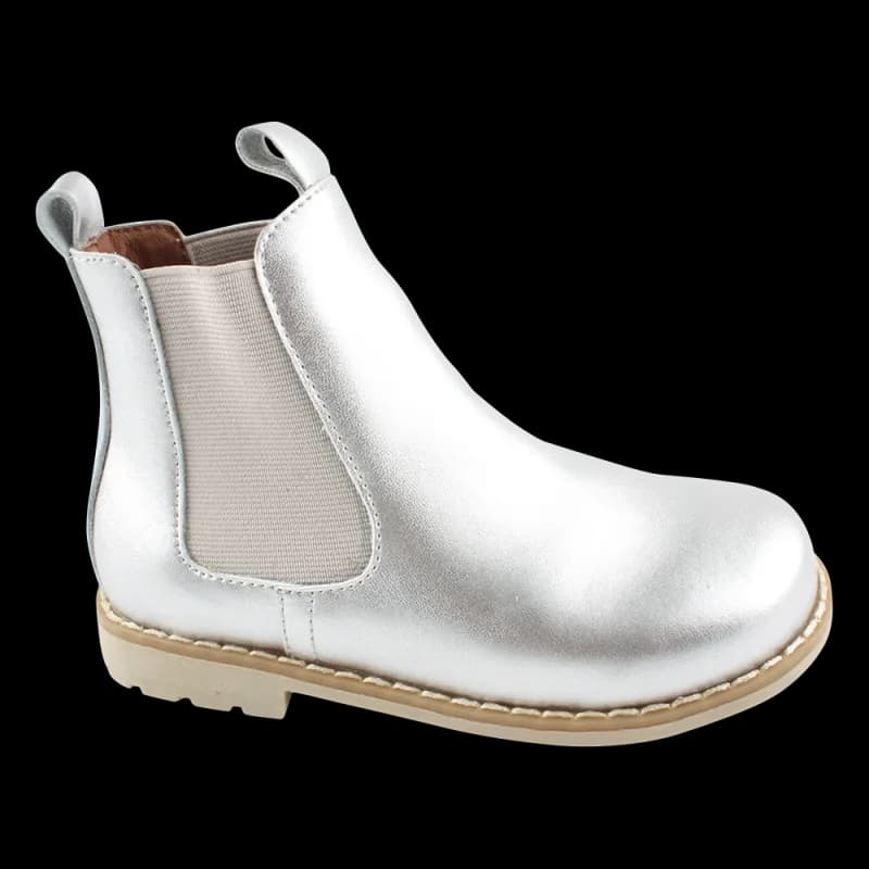 En Fant Chelsea Støvler Silver