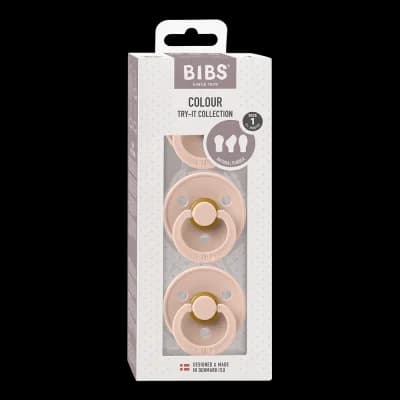 BIBS - Sutter - Baby Try-It Collection 3-pack - Blush - billede 2