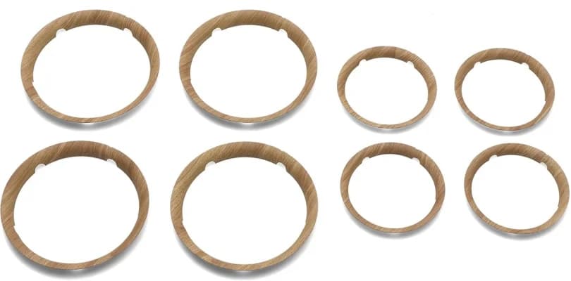 Bugaboo Fox Wheel Caps Wood 4 stk - billede 2