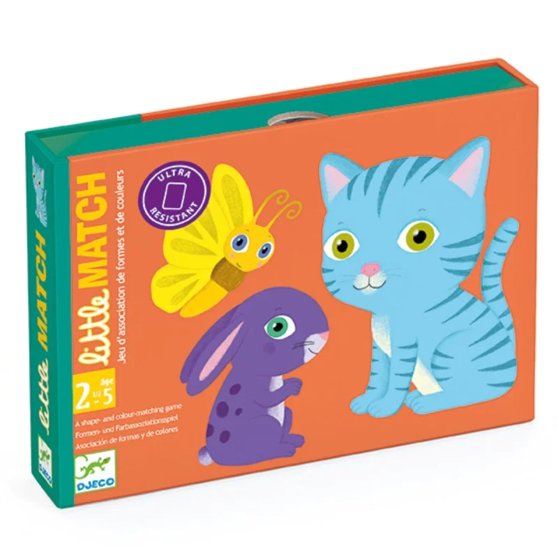Djeco - Kortspil for de små - Match farven