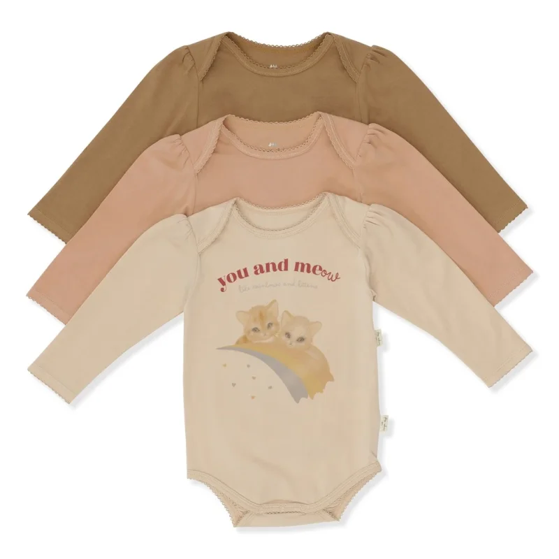 Konges Sløjd - Body 3-Pak Cue Kitty