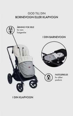 Najell - Footmuff Sandy Beige - billede 5